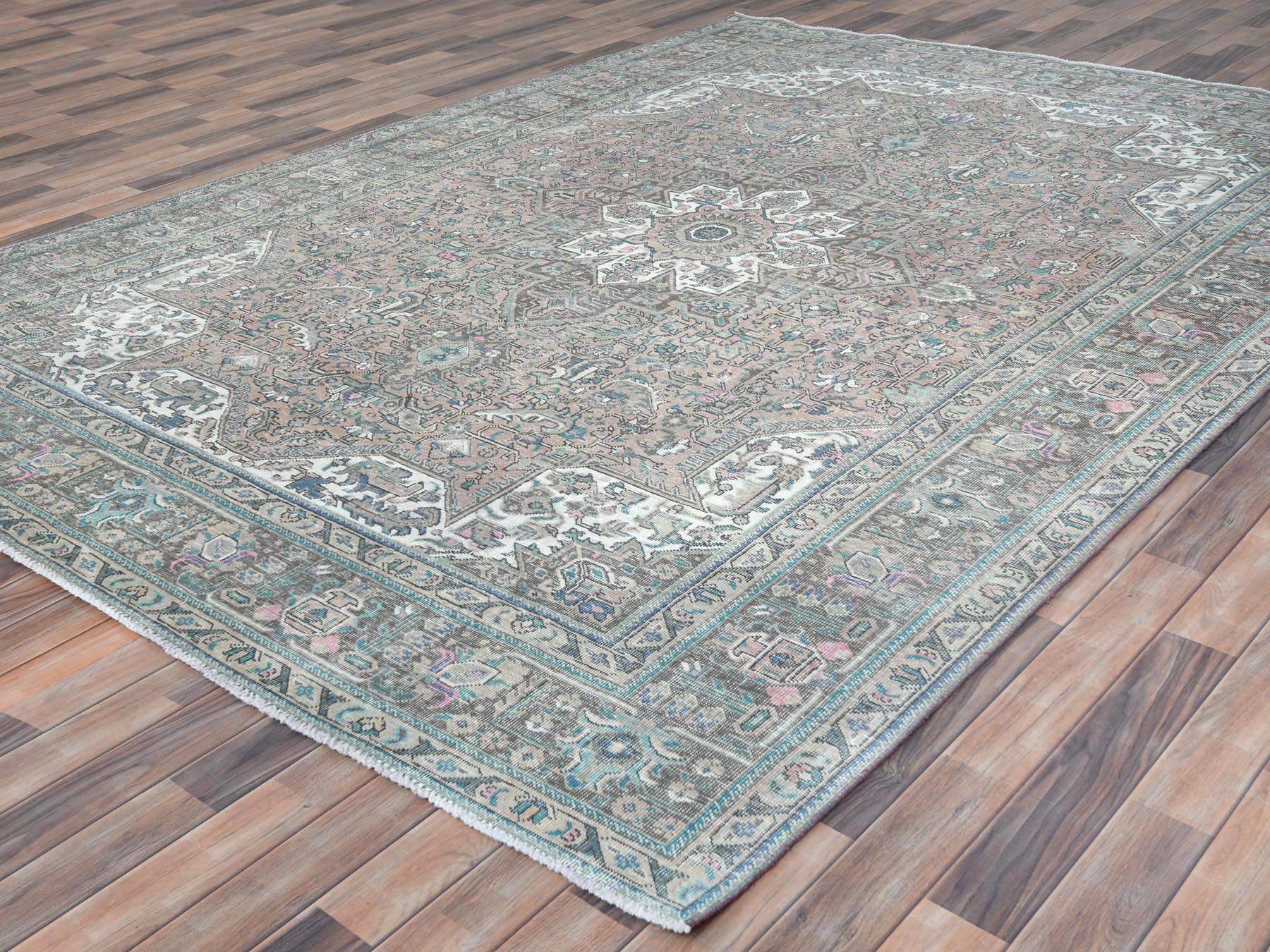 Overdyed & Vintage Rugs LUV730062